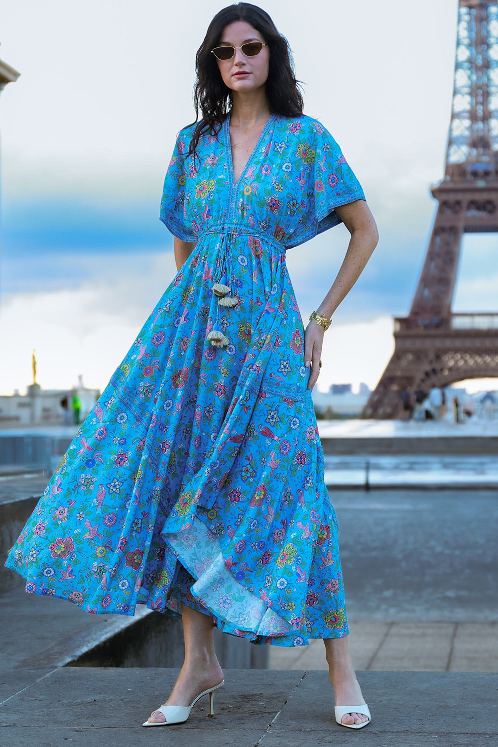 strawberry maxi dress SEYCHELLES – PARIS COLOUR:GREEN Following My Heart Strapless ACCESS25 34” Hip