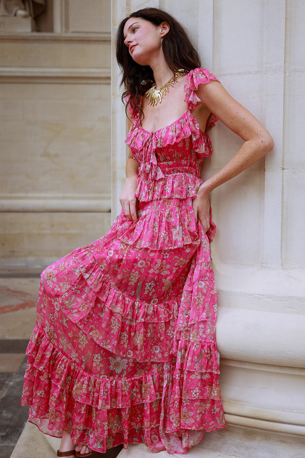 CORINNE DRESS STRAWBERRY PARIS CORINNE DRESS STRAWBERRY PARIS