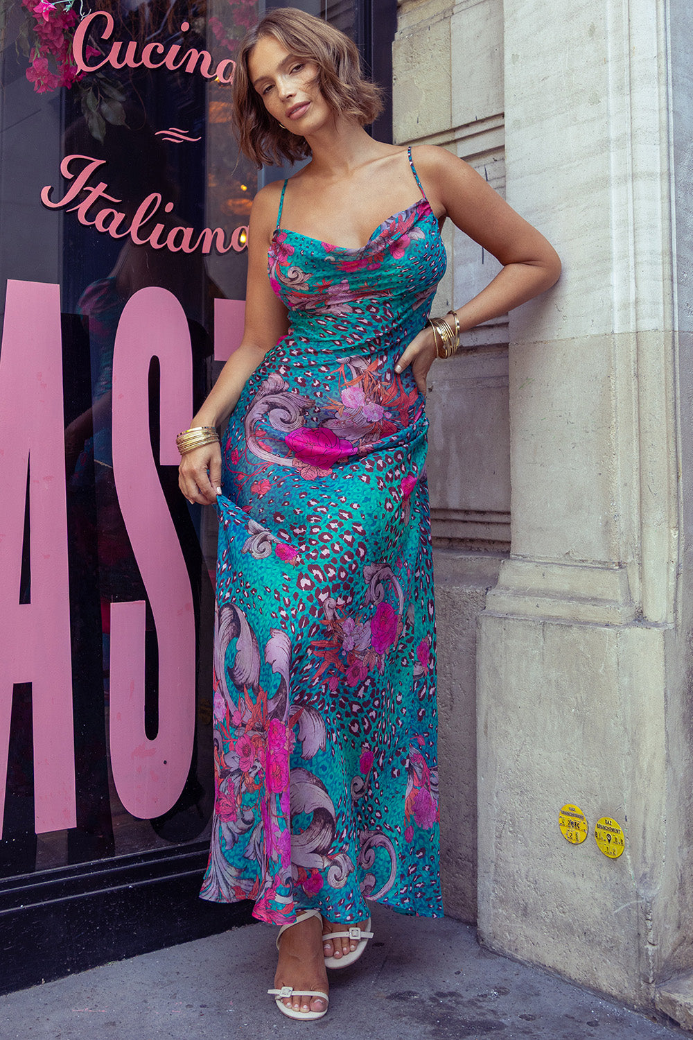 VALENTINA DRESS - Arabesque Cheetah