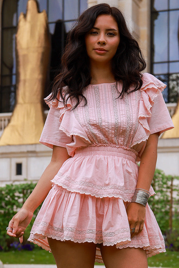 pink sunflower dress Sunflower Swing Maxi Dress Pink