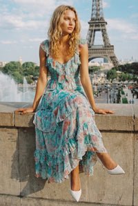 CORINNE DRESS STRAWBERRY PARIS