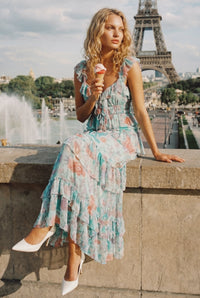 CORINNE DRESS STRAWBERRY PARIS