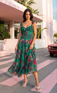 CORINNE DRESS STRAWBERRY PARIS