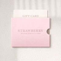 GIFT CARD STRAWBERRY PARIS