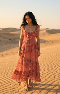CORINNE DRESS STRAWBERRY PARIS